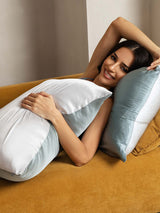 [OliveGreen+Silver] SilkSilky  19Momme Pillowcase 004