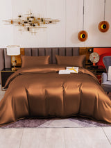 [Coffee] SilkSilky  19Momme Bedding Set 007