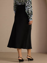 [Black] SilkSilky  Skirt 002