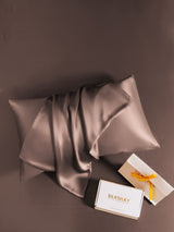 [Brown] SilkSilky Pillowcase 004