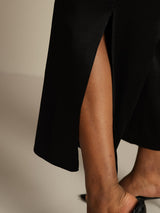 [Black] SilkSilky  Women's Pants 004