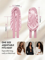 [Pink] SilkSilky Sleep Cap 004