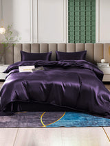 [Deep Purple] SilkSilky  25Momme Bedding Set 001