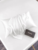 [White] SilkSilky  19Momme Pure Silk Pillowcase 006