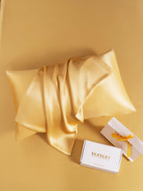 [Champagne] SilkSilky  19Momme Pure Silk Pillowcase 005