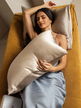 [Beige+Khaki] SilkSilky  19Momme Pillowcase 004