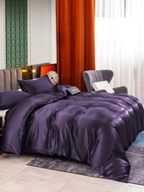 [Deep Purple] SilkSilky  25Momme Bedding Set 003