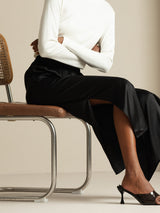 [Black] SilkSilky  Women's Pants 007