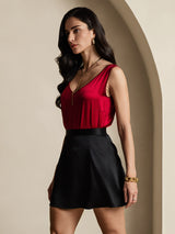 [Black] SilkSilky  Skirt 003