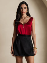 [Black] SilkSilky  Skirt 004