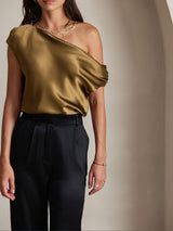 [Black] SilkSilky  Women's Pants 005