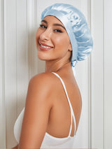 [Light Blue] SilkSilky  Sleep Cap 001
