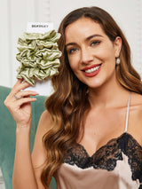 [Mint Green] SilkSilky  Scrunchie 002
