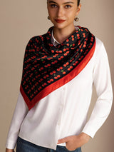 [Black Cherry] SilkSilky Scarf 006