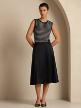 [Black] SilkSilky  Skirt 003