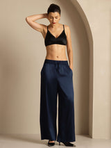 [DarkBlue] SilkSilky 19Momme Silk Womens Pants 007