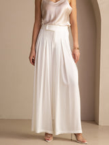 [White] SilkSilky  Women's Pants 008
