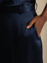 [Dark Blue] SilkSilky  Skirt 007