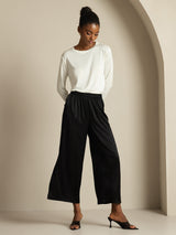 [Black] SilkSilky  Women's Pants 005