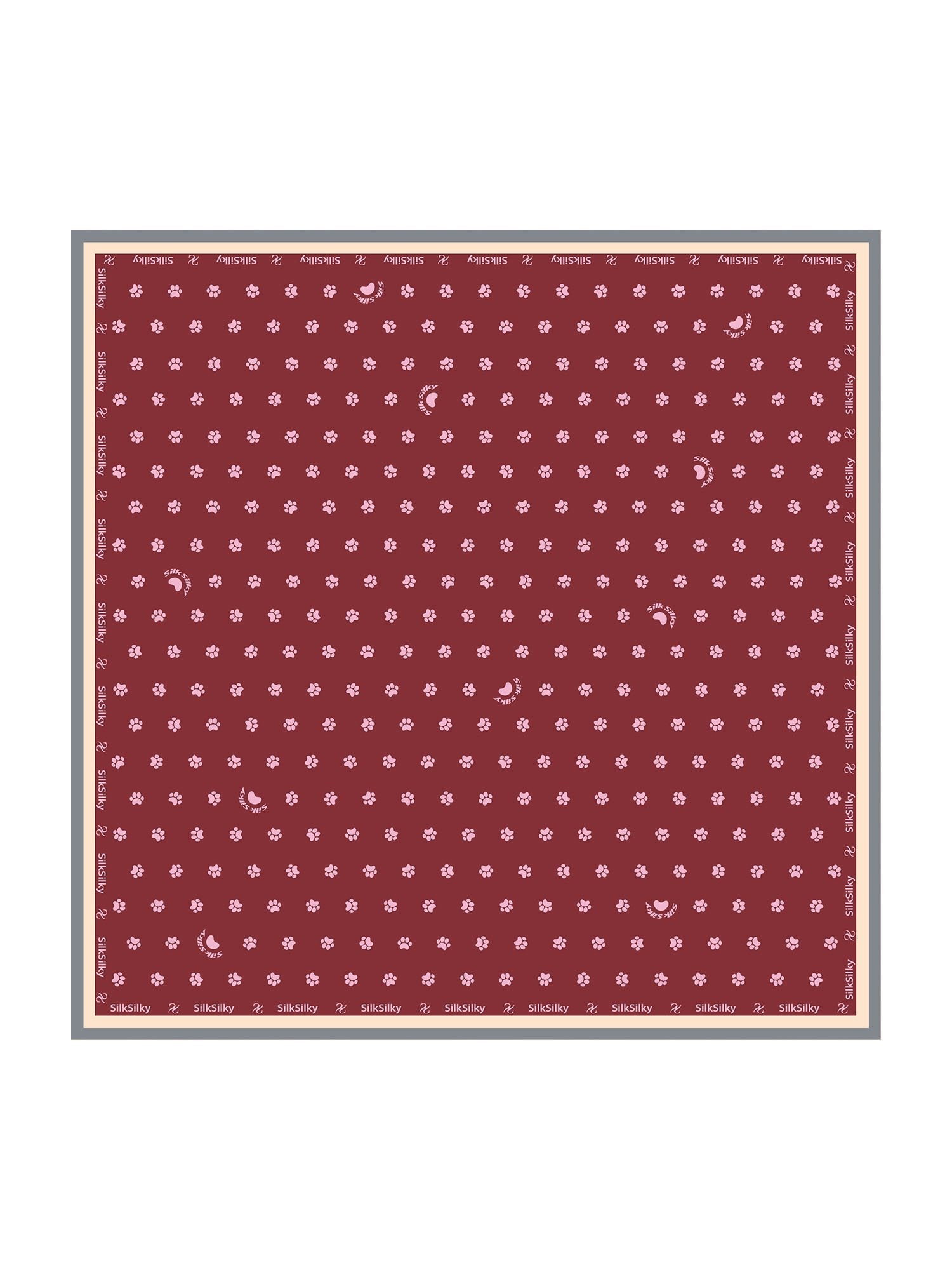 [Wine] SilkSilky Scarf 001