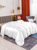 [White] SilkSilky  Duvet Covers 001