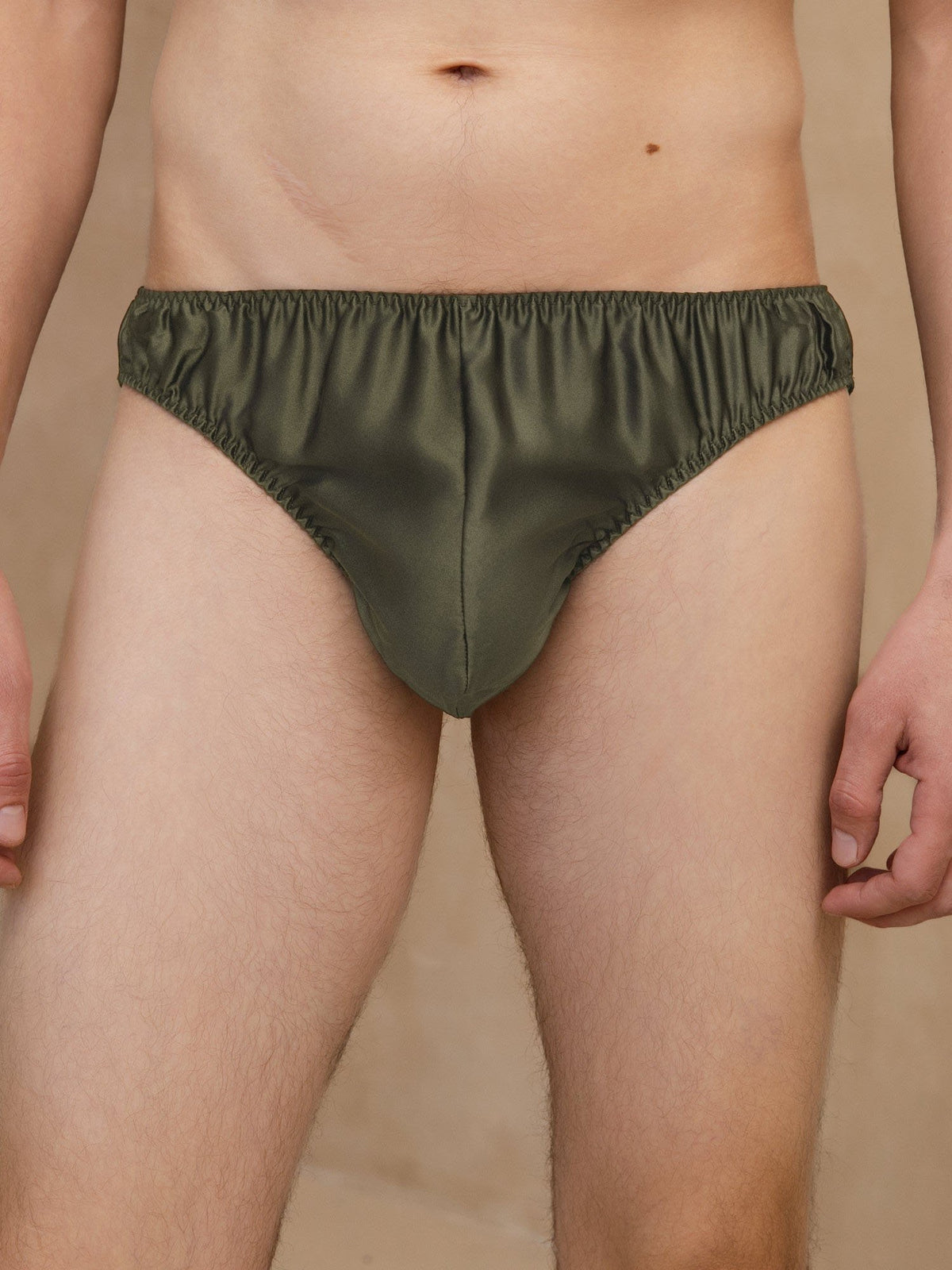 [Green] SilkSilky Mens Underwear 001