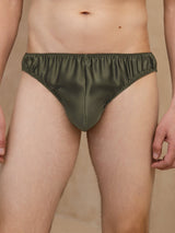 [Green] SilkSilky Mens Underwear 001