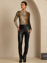 [Tiger] SilkSilky  Long Sleeve Women's T-Shirt 007