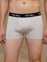 [Light Gray] SilkSilky 100% Silk Jersey Men's Underwear 003