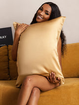 [Deep Camel] SilkSilky  22Momme Pure Silk Pillowcase 001