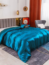 [Teal] SilkSilky  Duvet Covers 001