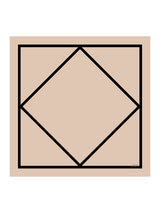 [Beige Square] SilkSilky Scarf 001