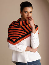 [Orange Arcs] SilkSilky Scarf 003