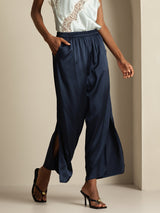 [Dark Blue] SilkSilky  Women's Pants 002
