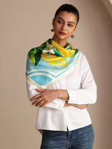 [Blue Lemon] SilkSilky Scarf 005