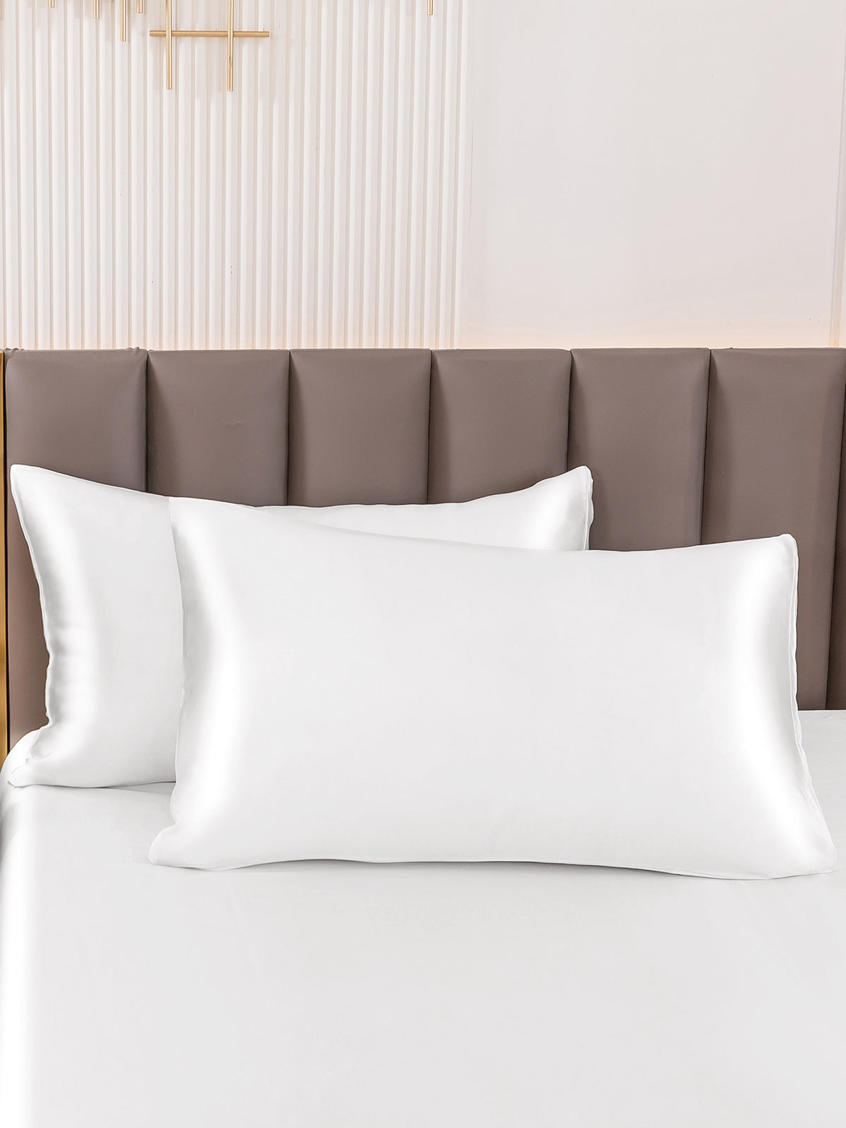 [White] SilkSilky  19Momme Pure Silk Pillowcase 001