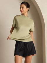 [Dried Herb] SilkSilky  Short Sleeve Women's T-Shirt 003