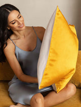 [Gold+LightBeige] SilkSilky  Pillowcase 002