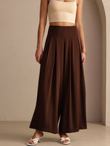 [Coffee] SilkSilky Womens Pants 001