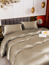 [Khaki] SilkSilky  19Momme Bedding Set 001