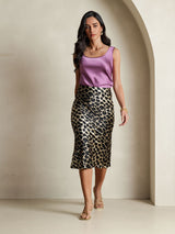 [Leopard] SilkSilky  Skirt 006