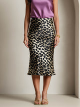 [Leopard] SilkSilky  Skirt 003