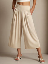 [Beige] SilkSilky  Women's Pants 001