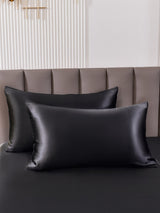 [Black] SilkSilky  22Momme Pure Silk Pillowcase 001