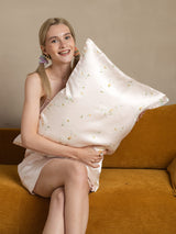 [Snowbud Lily] SilkSilky  19Momme Pillowcase 001