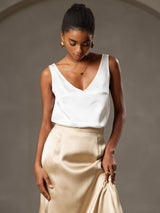 [Champagne] SilkSilky  Skirt 004