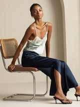 [Dark Blue] SilkSilky  Women's Pants 005