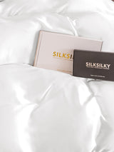 [White] SilkSilky  Duvet Covers 004