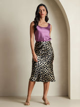 [Leopard] SilkSilky  Skirt 001