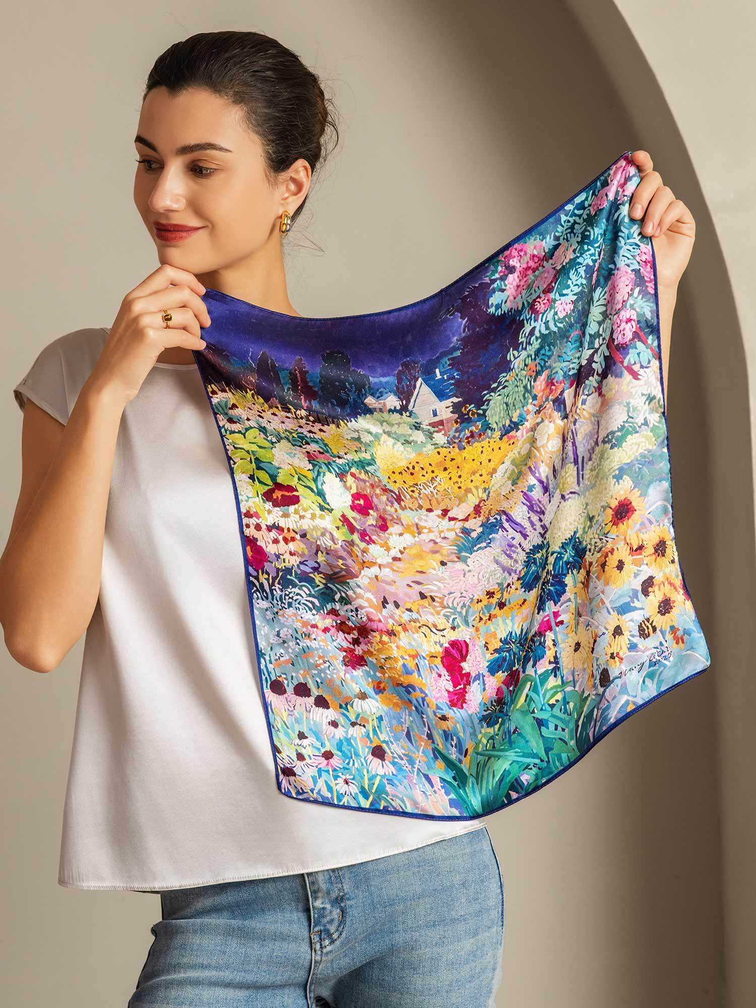 [P093] SilkSilky  Pure Silk Scarf 002